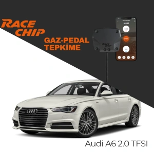 RaceChip XLR5 Audi A6 (C9) 2.0 TFSI 204 PS 2025-2026 Gaz Pedal Tepkime Cihazı Eco-Sport-Race APP Bluetooth