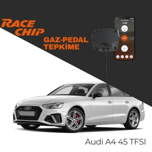 RaceChip XLR5 Audi A4 (B9) 45 TFSI 265 PS Mild Hybrid Gaz Pedal Tepkime Cihazı Eco-Sport-Race APP Bluetooth