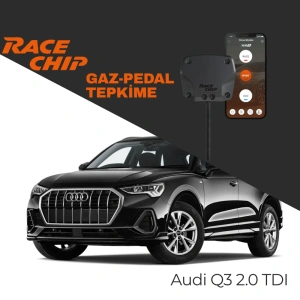 RaceChip XLR5 Audi Q3 (8U) 2.0 TDI 177 PS 2011-2018 Gaz Pedal Tepkime Cihazı Eco-Sport-Race APP Bluetooth