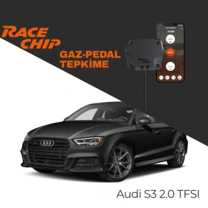 RaceChip XLR5 Audi S3 (8Y) 2.0 TFSI 310 PS Gaz Pedal Tepkime Cihazı Eco-Sport-Race APP Bluetooth
