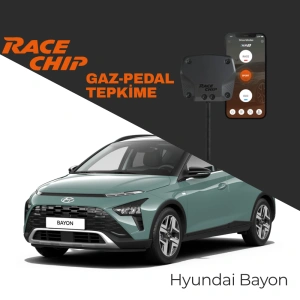RaceChip XLR5 Hyundai Bayon (BC3) 1.4L 100 PS Gaz Pedal Tepkime Cihazı Eco-Sport-Race APP Bluetooth