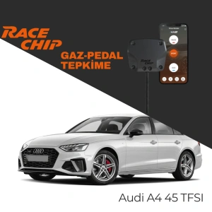 RaceChip XLR5 Audi A4 (B9) 45 TFSI 245 PS Gaz Pedal Tepkime Cihazı Eco-Sport-Race APP Bluetooth