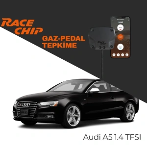 RaceChip XLR5 Audi A5 (5F) 1.4 TFSI 150 PS Gaz Pedal Tepkime Cihazı Eco-Sport-Race APP Bluetooth