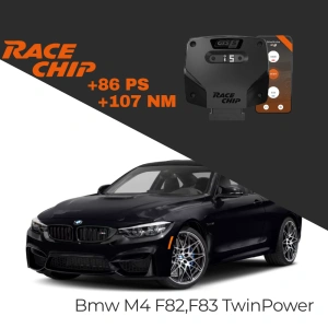 Race Chip Bmw M4 Serisi (F82, F83) M4 3.0 TwinPower 431 PS GTS 5 Black APP Bluetooth +86 PS +107 NM Tork Chip Tuning