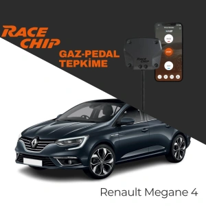 RaceChip XLR5 Renault Megane IV 1.3 TCE 140 PS Gaz Pedal Tepkime Cihazı Eco-Sport-Race APP Bluetooth