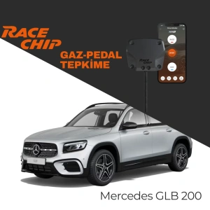 RaceChip XLR5 Mercedes GLB 200 (X247) 1.3L 163 PS Gaz Pedal Tepkime Cihazı Eco-Sport-Race APP Bluetooth