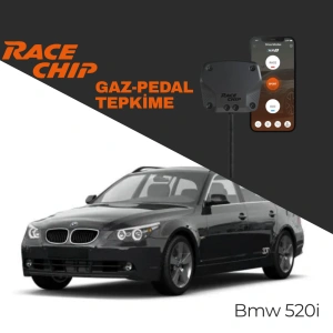 RaceChip XLR5 Bmw 5 Serisi (E60, E61) 520i Gaz Pedal Tepkime Cihazı Eco-Sport-Race APP Bluetooth