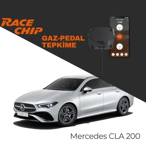 RaceChip XLR5 Mercedes CLA 200 (C118) 1.3L 163 PS Gaz Pedal Tepkime Cihazı Eco-Sport-Race APP Bluetooth