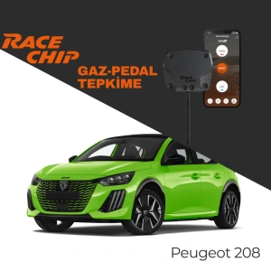 RaceChip XLR5 Peugeot 208 II 1.2L Puretech Gaz Pedal Tepkime Cihazı Eco-Sport-Race APP Bluetooth