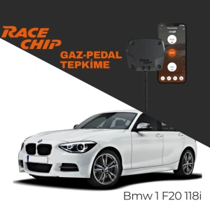 RaceChip XLR5 Bmw 1 Serisi (F20) 118i 1.5L 136 PS Gaz Pedal Tepkime Cihazı Eco-Sport-Race APP Bluetooth