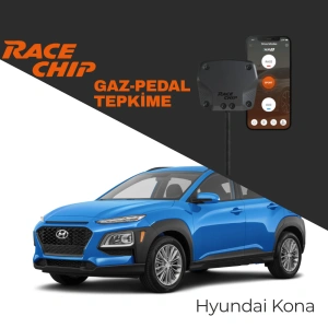 RaceChip XLR5 Hyundai Kona 1.6T 177 PS 2017-2023 Gaz Pedal Tepkime Cihazı Eco-Sport-Race APP Bluetooth