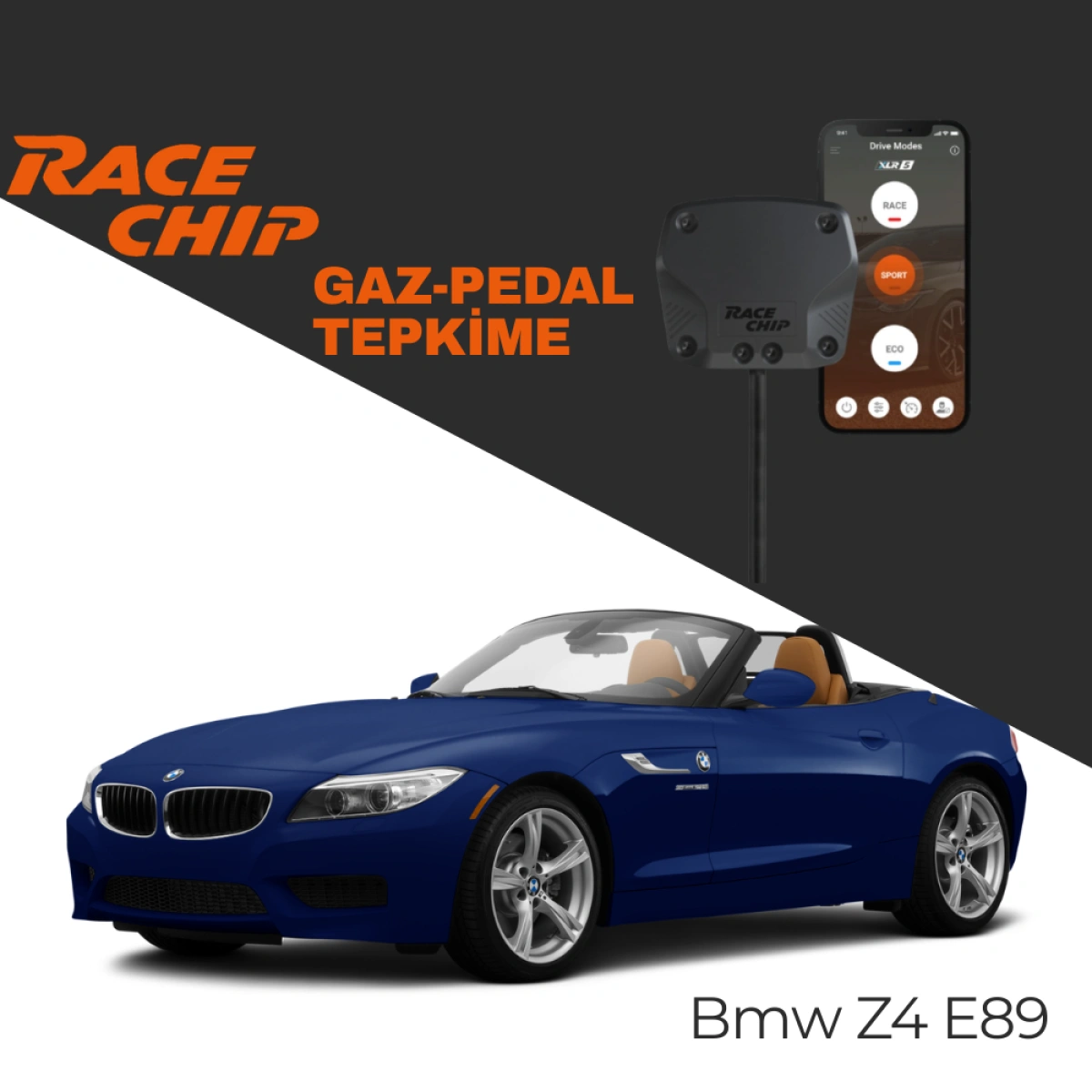 RaceChip XLR5 Bmw Z4 (E89) Gaz Pedal Tepkime Cihazı Eco-Sport-Race APP Bluetooth