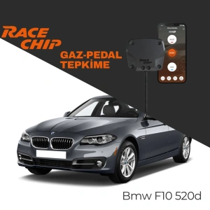 RaceChip XLR5 Bmw 5 Serisi (F10) 520d 190 PS Gaz Pedal Tepkime Cihazı Eco-Sport-Race APP Bluetooth