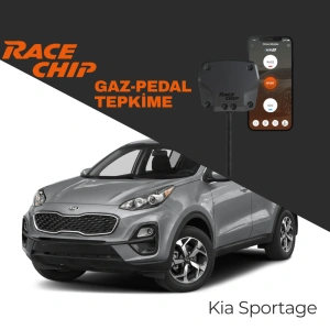 RaceChip XLR5 Kia Sportage V (NQ5) 1.6 CRDI Hybrid 136 PS Gaz Pedal Tepkime Cihazı Eco-Sport-Race APP Bluetooth
