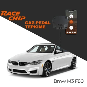 RaceChip XLR5 Bmw M3 Serisi (F80) M3 3.0 TwinPower 431 PS Gaz Pedal Tepkime Cihazı Eco-Sport-Race APP Bluetooth