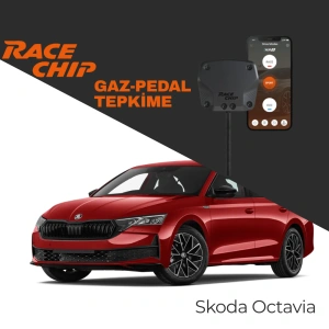 RaceChip XLR5 Skoda Octavia (NX) 1.5 TSI 150 PS 2020-2024 Gaz Pedal Tepkime Cihazı Eco-Sport-Race APP Bluetooth