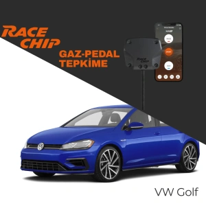 RaceChip XLR5  Volkswagen Golf 7 R 2.0 TSI Gaz Pedal Tepkime Cihazı Eco-Sport-Race APP Bluetooth