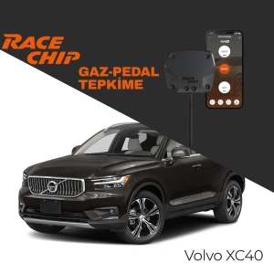 RaceChip XLR5 Volvo XC40 1.5 T2, 1.5 T3 Gaz Pedal Tepkime Cihazı Eco-Sport-Race APP Bluetooth