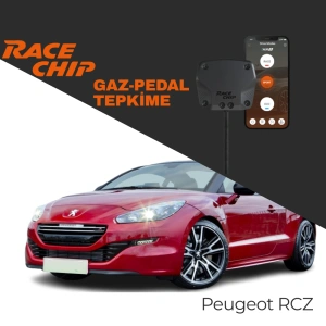 RaceChip XLR5 Peugeot RCZ 1.6 THP Gaz Pedal Tepkime Cihazı Eco-Sport-Race APP Bluetooth