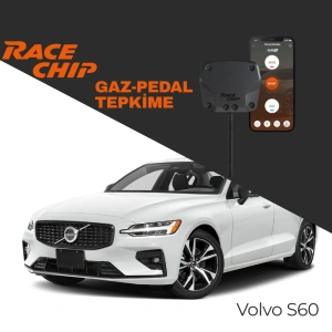 RaceChip XLR5 Volvo S60 (III) (224) 2.0 B5 Mild Hybrid 250 PS Gaz Pedal Tepkime Cihazı Eco-Sport-Race APP Bluetooth