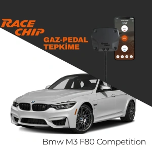 RaceChip XLR5 Bmw M3 Serisi (F80) M3 3.0 T Competition 450 PS Gaz Pedal Tepkime Cihazı Eco-Sport-Race APP Bluetooth