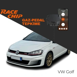 RaceChip XLR5  Volkswagen Golf 7 (VII) 1.2 TSI, 1.0 TSI, 1.6 TDI, 1.5 TSI Gaz Pedal Tepkime Cihazı Eco-Sport-Race APP Bluetooth