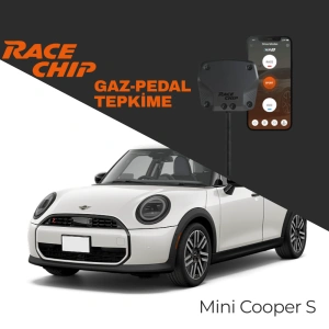 RaceChip XLR5 Mini Cooper S (F65,F66,F67) 2.0L 204 PS Gaz Pedal Tepkime Cihazı Eco-Sport-Race APP Bluetooth