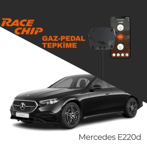 RaceChip XLR5 Mercedes E Serisi (W213) E220d 2.0d 194 PS Gaz Pedal Tepkime Cihazı Eco-Sport-Race APP Bluetooth