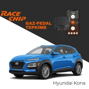RaceChip XLR5 Hyundai Kona 1.6T 198 PS 2017-2023 Gaz Pedal Tepkime Cihazı Eco-Sport-Race APP Bluetooth