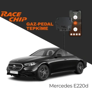 RaceChip XLR5 Mercedes E Serisi (W214) E 220 d 4MATIC 197 PS Gaz Pedal Tepkime Cihazı Eco-Sport-Race APP Bluetooth