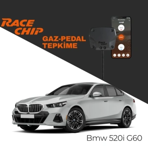 RaceChip XLR5 Bmw 5 Serisi (G60) 520i 208 PS Mild Hybrid Gaz Pedal Tepkime Cihazı Eco-Sport-Race APP Bluetooth