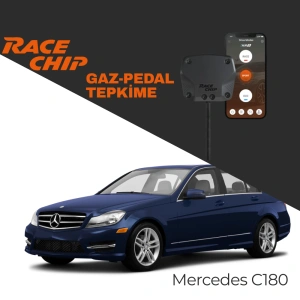 RaceChip XLR5 Mercedes C 180 (W204,S204) C180 CGI Gaz Pedal Tepkime Cihazı Eco-Sport-Race APP Bluetooth