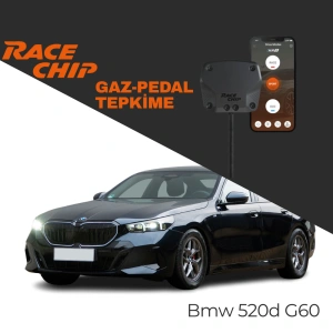 RaceChip XLR5 Bmw 5 Serisi (G60) 520d 197 PS Mild Hybrid Gaz Pedal Tepkime Cihazı Eco-Sport-Race APP Bluetooth