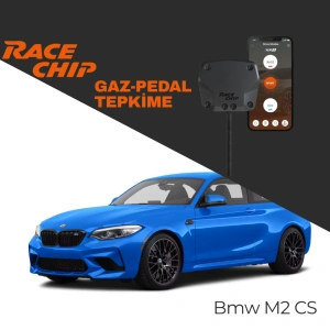 RaceChip XLR5 Bmw M2 Serisi (F87) M2 CS 450 PS Gaz Pedal Tepkime Cihazı Eco-Sport-Race APP Bluetooth