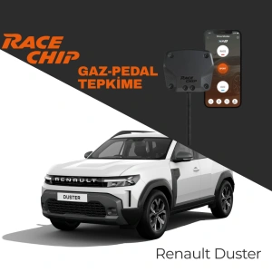 RaceChip XLR5 Renault Duster (III) 1.0 TCE Eco 100 PS Gaz Pedal Tepkime Cihazı Eco-Sport-Race APP Bluetooth