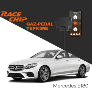 RaceChip XLR5 Mercedes E Serisi (W213) E180 156 PS Gaz Pedal Tepkime Cihazı Eco-Sport-Race APP Bluetooth