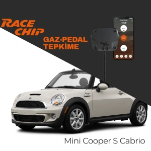 RaceChip XLR5 Mini Cooper S Cabrio (F57) 2.0L 192 PS Gaz Pedal Tepkime Cihazı Eco-Sport-Race APP Bluetooth