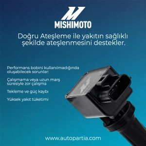 Mishimoto Bmw - Mini N12/ 13/ 14/ 16/ 18/ 20/ 45/ 46/ 52 - M/N/S 54/55 S63 Ateşleme Bobini (1 Adet)
