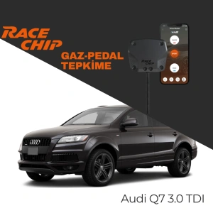 RaceChip XLR5 Audi Q7 (4L) 3.0 TDI Gaz Pedal Tepkime Cihazı Eco-Sport-Race APP Bluetooth