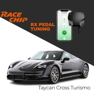 RaceChip Porsche Taycan Cross Turismo Turbo S (Y1B) 761 PS Elektrikli RX Pedal Tuning - Menzil & Performans Eco-Comfort-Sport Mod