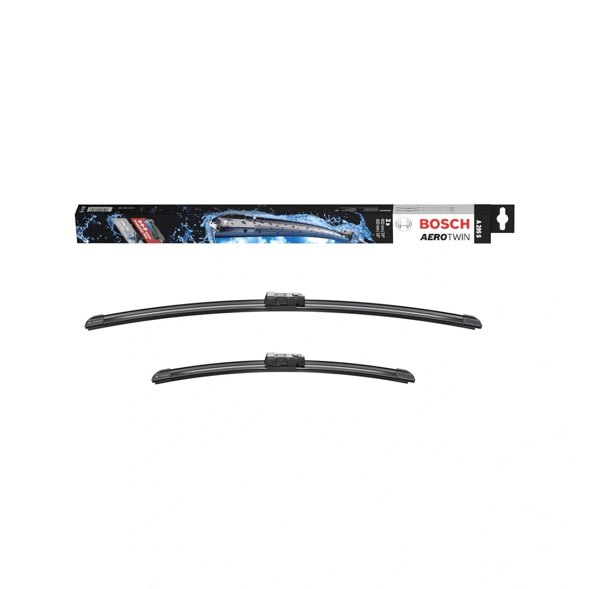 Bosch 3397007295 Seat Ibiza/Opel Corsa F/Peugeot 208 II/Fiat Doblo Aerotwin A295S Ön Silecek Seti - 600/400 (24"/16")