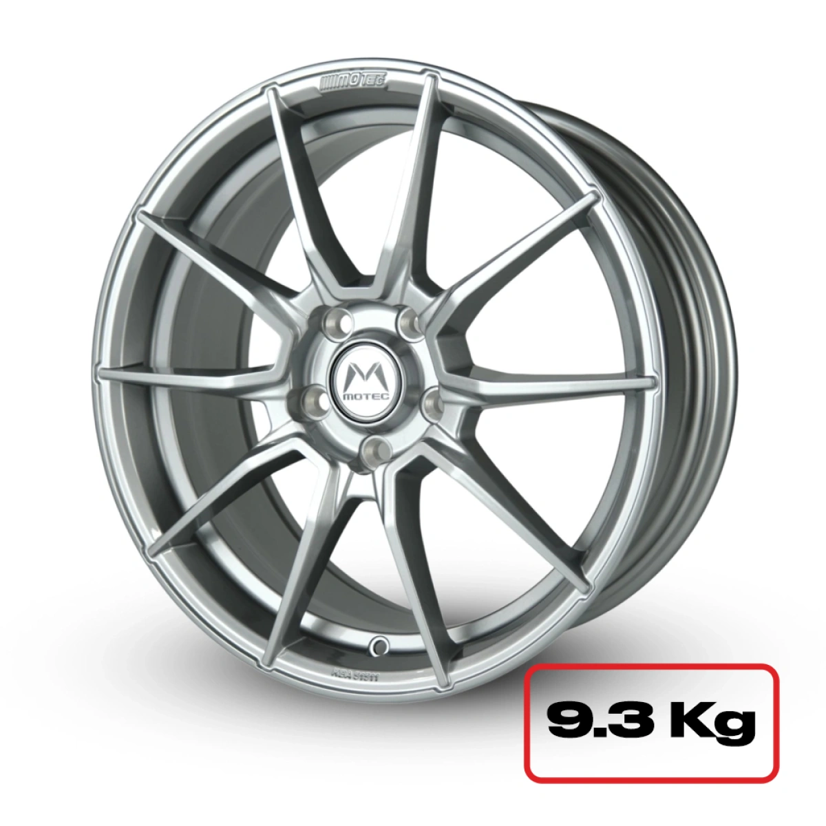 Motec MCR2 Ultralight Light Grey 8,5x19 5x112 ET38 Ø65.5 Takım Jant