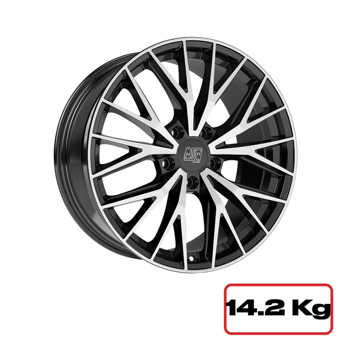 Msw 44 5x112 8,5x20 ET35 Parlak Siyah Full Polish Takım Jant