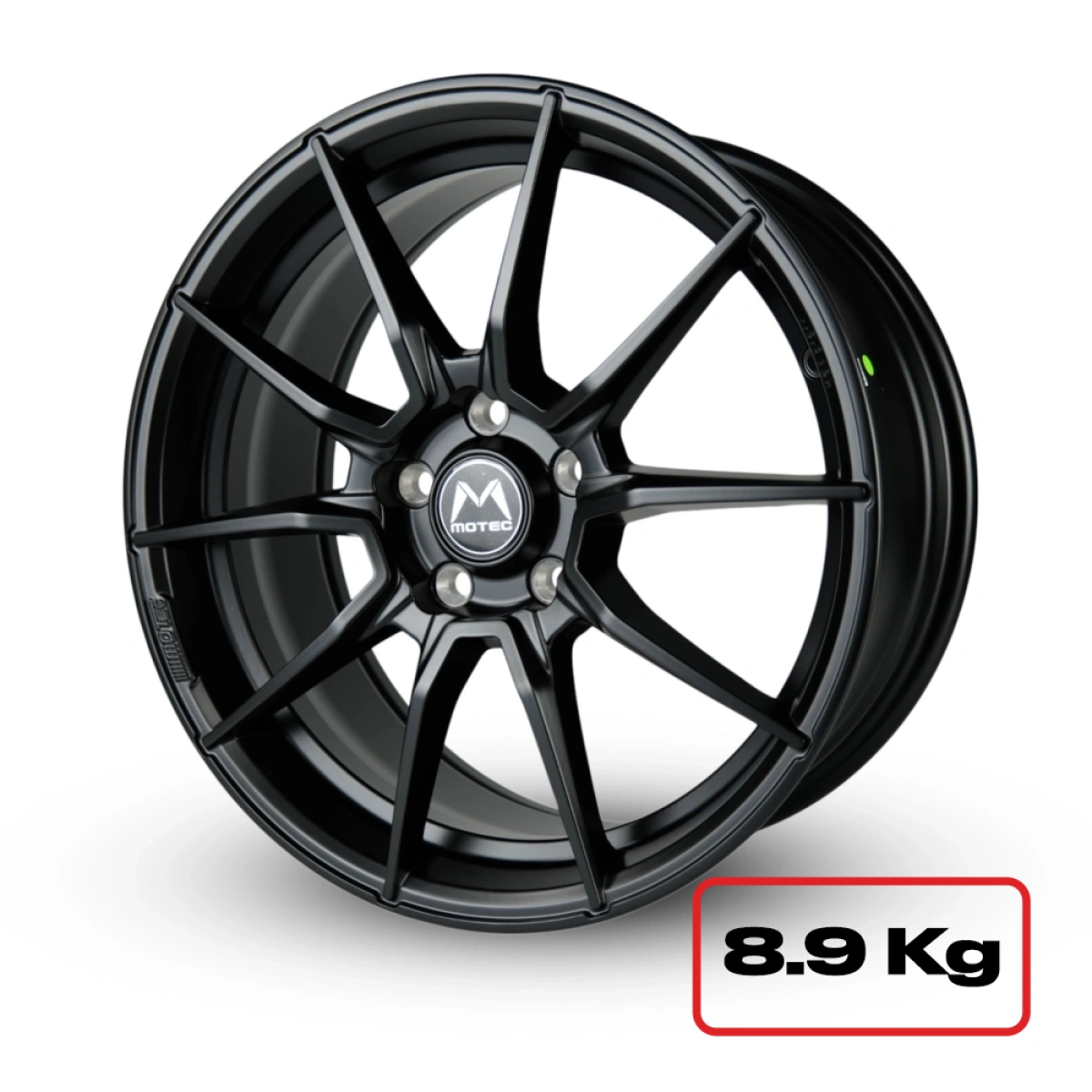 Motec MCR2-Ultralight Matt Black 8.5x19 5x112 ET43 Ø66.5 Takım
