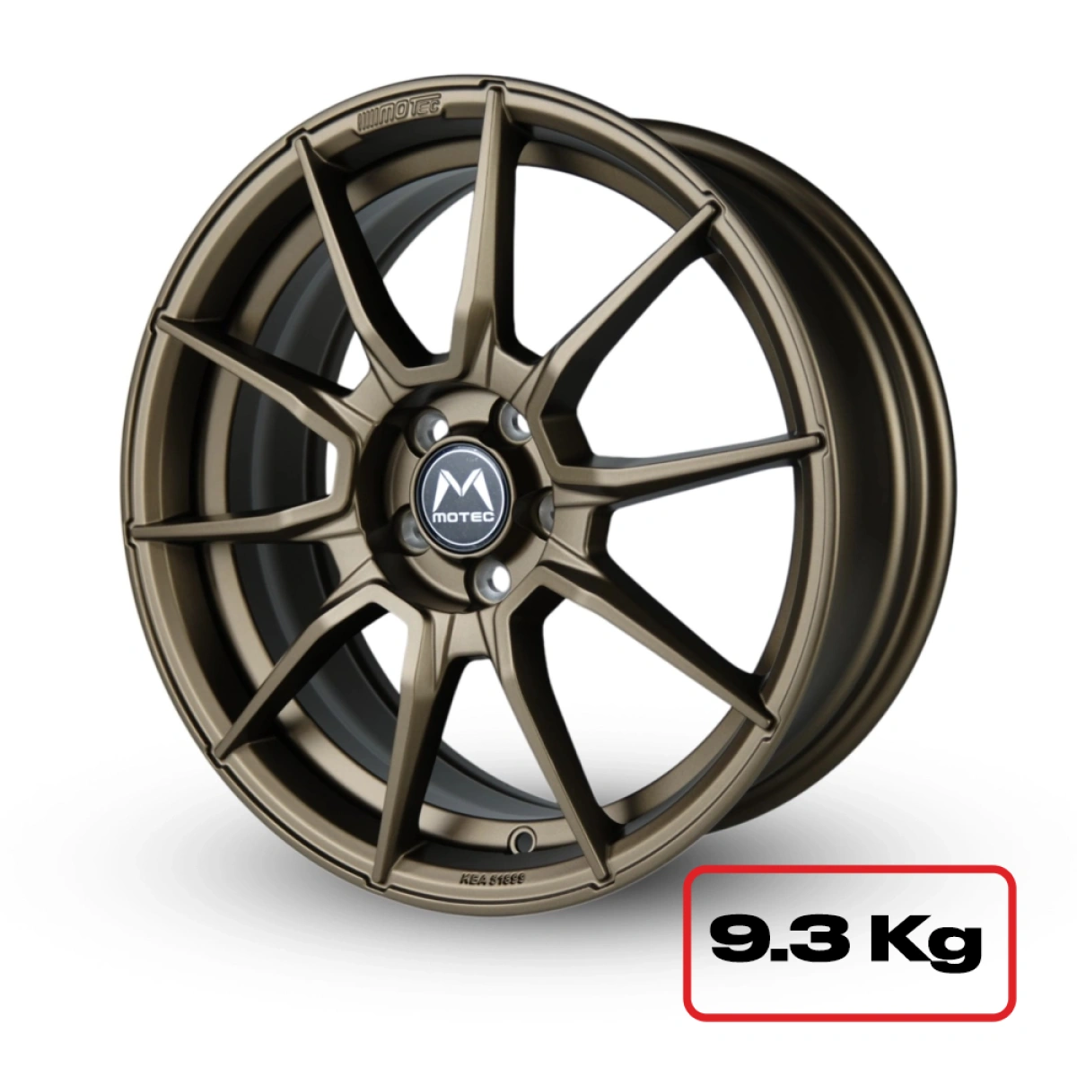 Motec MCR2 Ultralight Copper Matt 8,5x19 5x112 ET38 Ø65.5 Takım Jant