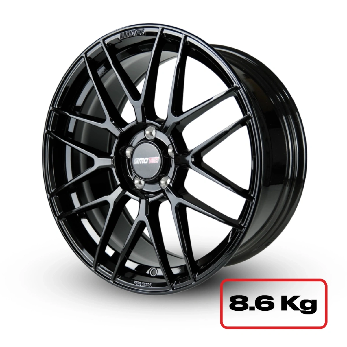 Motec MCR3-Hyper Mesh Gloss Black 8.5x19 5x112 ET45 Ø66.5 Takım Jant