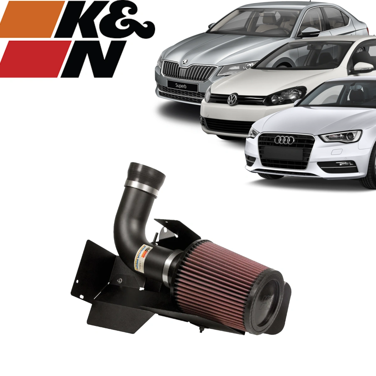 K&N 69-9756TFK Açık Hava Filtre Kiti - VW, Audi, Seat, Skoda - 2004/2012