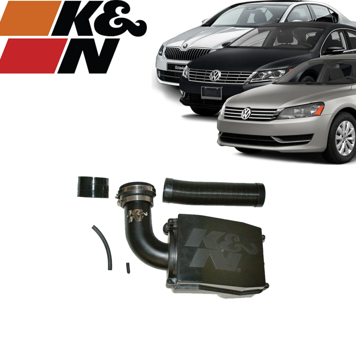K&N 57S-9501 Hava Filtre Kiti - VW, Audi, Seat, Skoda - 2004/2012