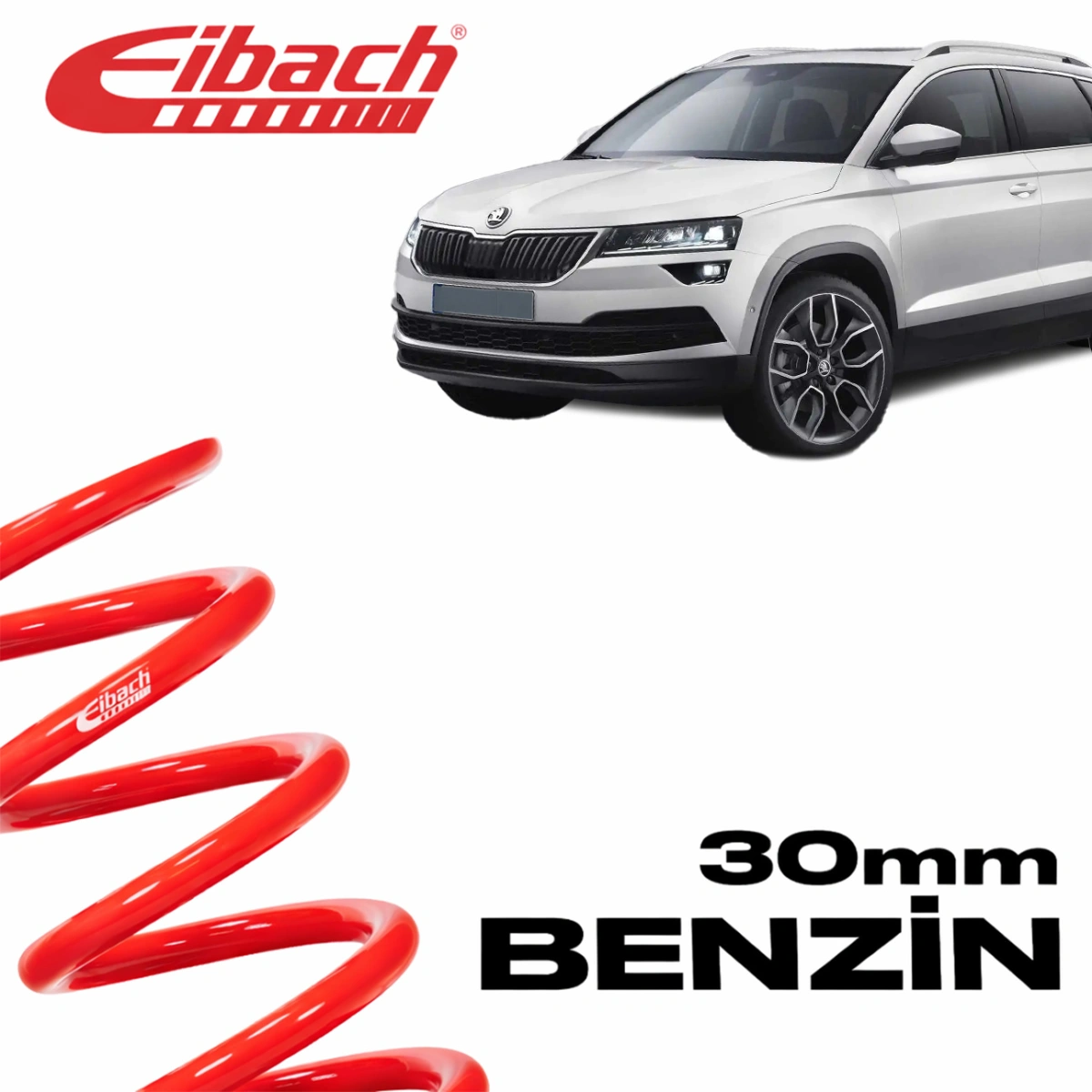 Eibach Skoda Karoq (NU7) 1.0 TSI / 1.5 TSI Pro-Kit 35/30mm E10-79-015-01-22 Spor Helezon Yay