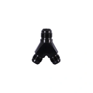 Aeromotive 15672 Y-Blok Yakıt Dağıtıcı - Siyah, -6AN Giriş / -6AN Çıkış
